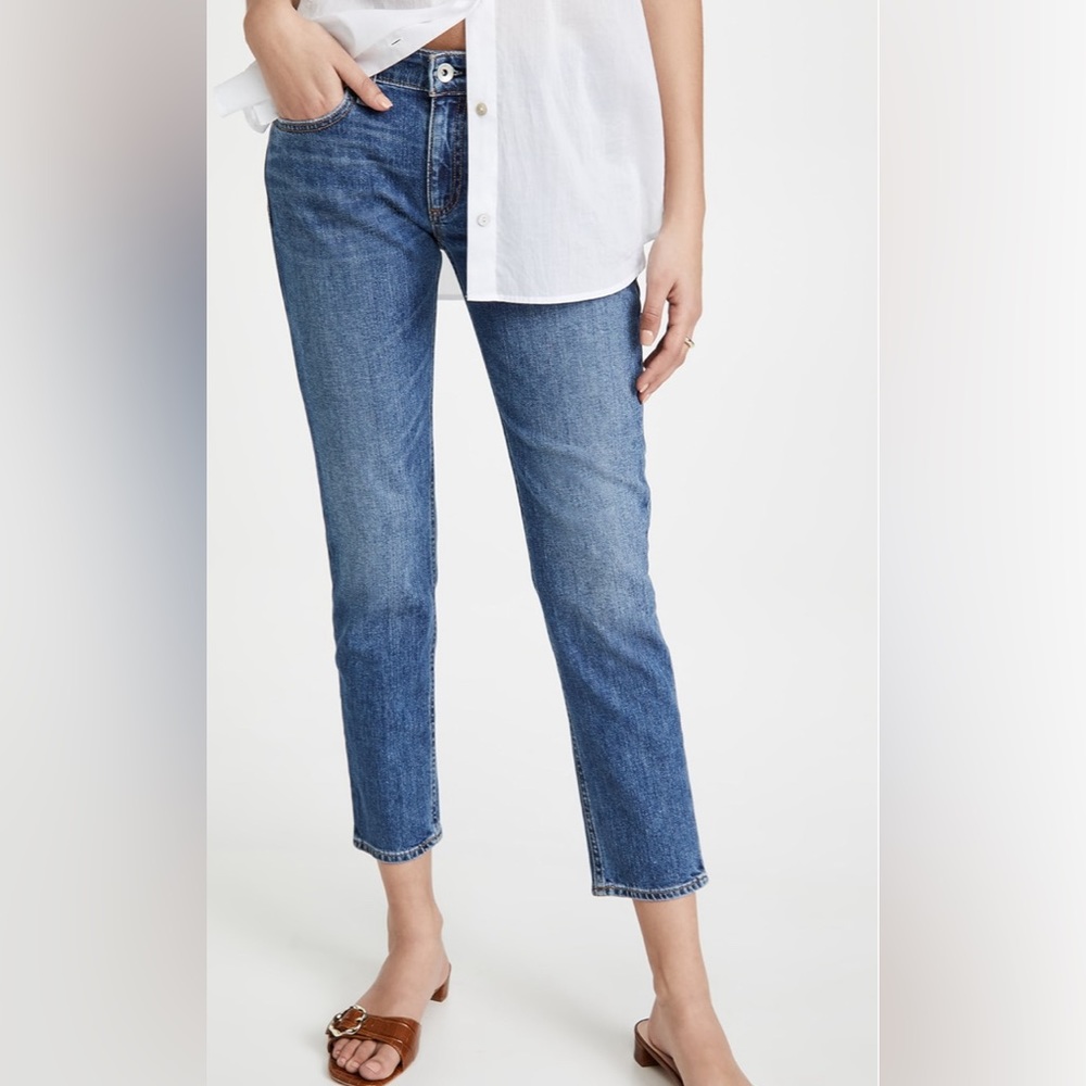 Rag & Bone Dre Low-rise Slim‎ Jeans Size 25